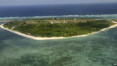 Đảo Pag-asa, thuộc quần đảo Trường Sa, nơi đang có tranh chấp chủ quyền giữa Philippines và Trung Quốc ở Biển Đông. Ảnh: AP