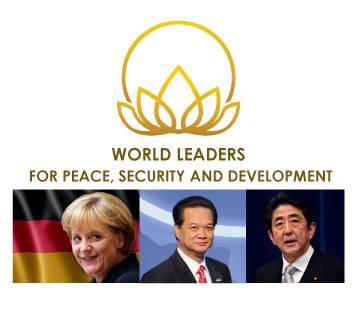 Nhờ ông Tuấn mà ông Dũng có được cơ hội vinh danh chung với bà thủ tướng Đức và ông thủ tướng Nhật? Nguồn ảnh: Boston Global Forum