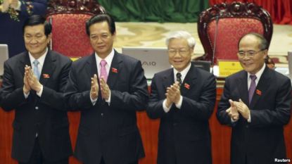 Tứ trụ triều đình: Hùng, Dũng, Sang, Trọng. Nguồn ảnh: Reuters.
