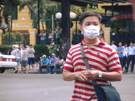 Các blogger cho biết ảnh chụp của viên công an Phạm Hữu Đức, là người đánh dân tàn bạo nhất trong ngày biểu tình 8/5. Nguồn: Facebook