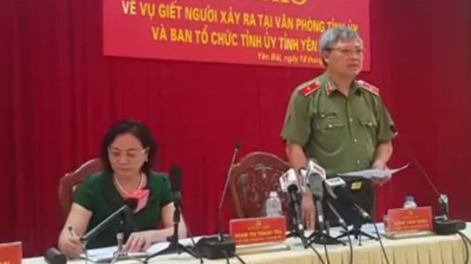 Vụ bạo hành nổ súng chết người ở tỉnh Yên Bái hôm 18/8/2016 đặt ra những câu hỏi lớn về hành vi, ứng xử trong xã hội Việt Nam hiện nay. Ảnh: VTC1