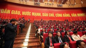  Các đại biểu tham dự lễ khai mạc Đại hội Đảng Cộng sản Việt Nam XII ở Hà Nội, 21/1/2016. Các đại biểu tham dự lễ khai mạc Đại hội Đảng Cộng sản Việt Nam XII ở Hà Nội, 21/1/2016. Ảnh: EPA