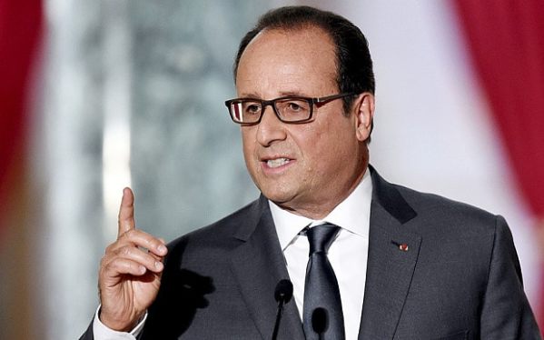 Tổng thống Pháp Francois Hollande. Photo: ALAIN JOCARD/AFP