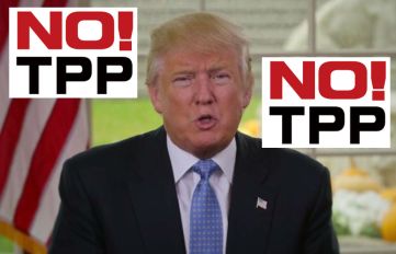 Donald Trump dẹp TPP. Nguồn: internet